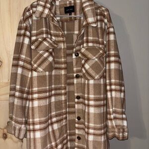 Love Tree Brown Utility Jacket